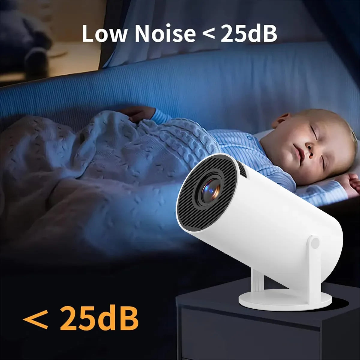 Factory Wholesale HY300 PRO Full Hd Home Theater Projector Smart Android 11 4K Video Projector Portable Mini Projector
