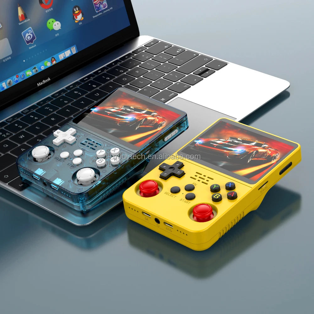 2025 Arkos 2.0 R36S 3.5 Inch Retro Handheld Game Console R36S Open Source Linux 64GB PSP N64 Handheld Pocket Video Games Player